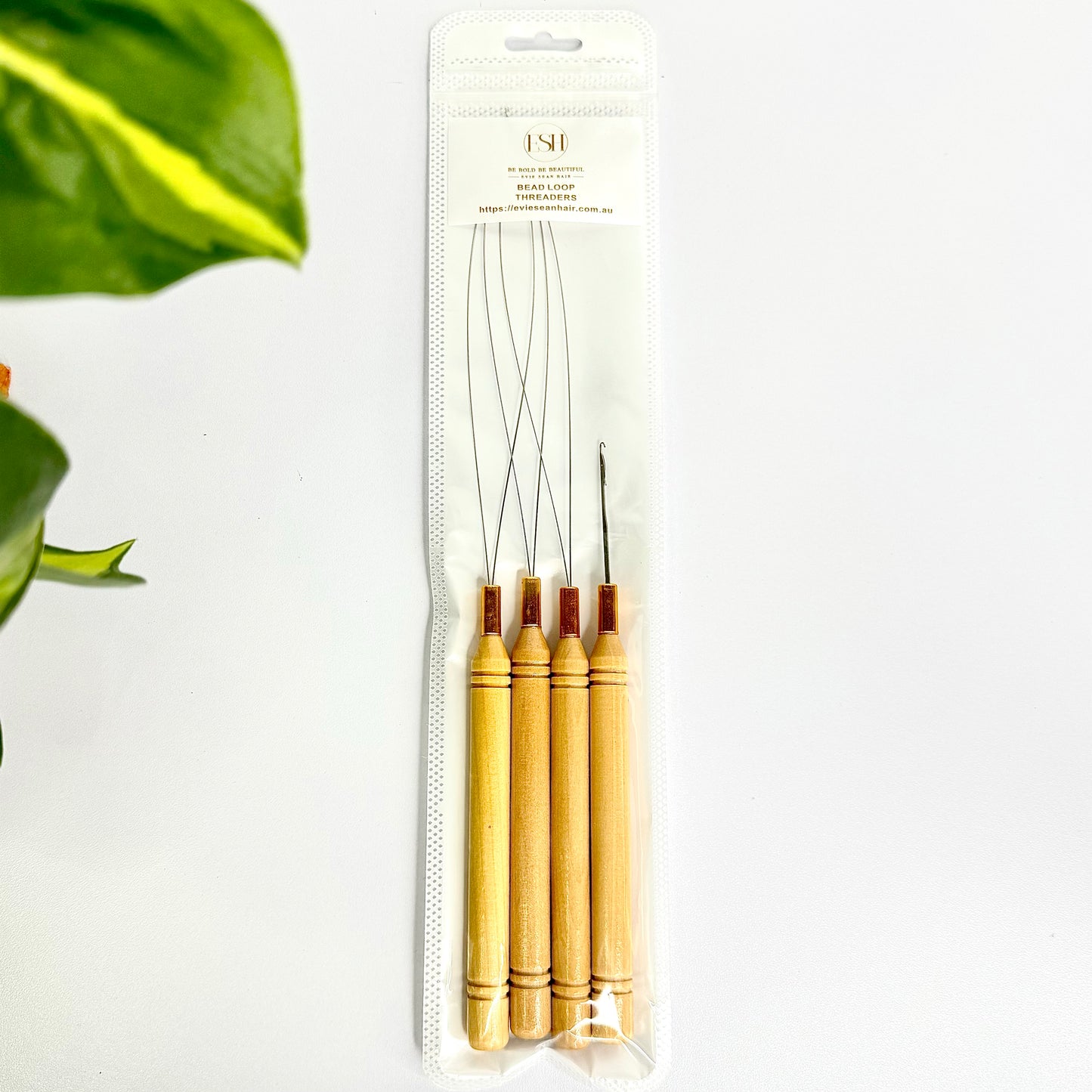 Evie Sean Hair Bamboo & Wire/Hook Bead Threader